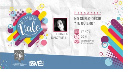 No suelo decir Te quiero | Lutmila Manzanelli.